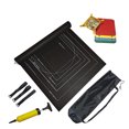 thumbnail image 2 of tredstone Felt Roll Mat Set Storage Pad Board Saver with Inflatable Tube Pump Storage Bag Tray, Black, 2000Pcs, 2 of 7