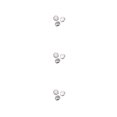 thumbnail image 2 of ZheElen 3pcs Trumpet Button Replacement Modified Accessories Repair Component Small Metal Fingers Keys Brass Instrument Component Type 4 3Set, 2 of 6