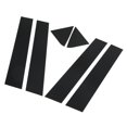 thumbnail image 3 of 6pcs Pillar Post Decal Trim, Gloss Black Side Door Window Cover Trim Replacement for, 3 of 8