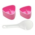thumbnail image 1 of Leutsin Big And Small Triangular Rice Ball Mold Sushi Mold Children's Rice Bento DIY Seaweed Laver Rice With Spoon, 1 of 2