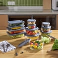 thumbnail image 3 of Mainstays 26 pcs Set Mixed Glass Food Storage  Container, 3 of 8