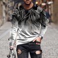 thumbnail image 1 of Meichang T-Shirt à Manches Longues pour Homme avec Graphique, T-Shirts Graphiques pour Hommes Tendance avec Imprimé 3D à Illusion d'Optique, T-Shirts Fantaisie à Col Rond pour le Gym à Manches Longues pour Hommes, 1 of 5