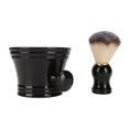 thumbnail image 3 of Shaving Brush, Safe Soft Shave Brush Bowl Black  For Men For Barber, 3 of 8