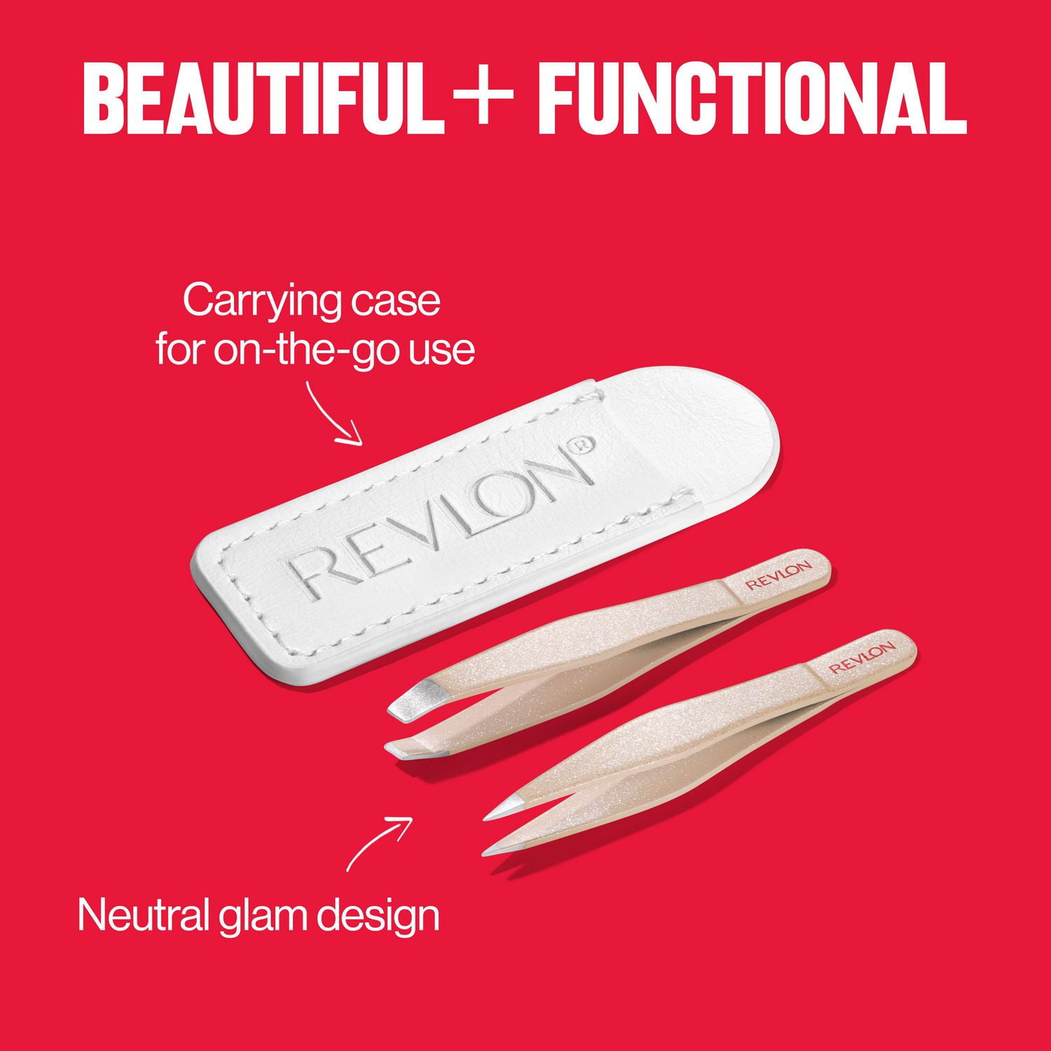 Revlon® la Collection Designer Ensemble de Mini Pinces à Épiler pour Emporter