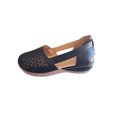 thumbnail image 1 of UKAP Lady Sandals Slip On Wedges Solid Color Shoes Travel Breathable Black 11.5, 1 of 3