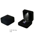thumbnail image 3 of Weilifangwps Velvet Earring Studs Box with LED Light Jewelry Display Gift Box for Birthday Anniversary, 3 of 4