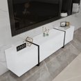 thumbnail image 2 of 67*11.5*15.5 inch TV Stand - Contrast Design & Spacious Clear-Lined Storage, 2 of 26