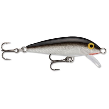 Rapala Original Floating 05 argent, 2 po, Profondeur de Nage 3 à 5 pi, Flottant, Construction en Bois de Balsa
