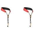 thumbnail image 2 of Youkk Sangle de Cou Douce et Rembourrée pour Saxophone Soprano Clarinette Basse Rouge 45cm 2Ensemble, 2 of 6