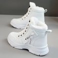 thumbnail image 4 of LSLJS Womens Snow Boots Versatile Warm High-top Snow Boots Cotton Shoes Velvet Work Boots, 4 of 5