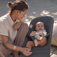 thumbnail image 4 of BabyBjorn Bouncer Bliss, Tissé, Courtepointe Pétale, Anthracite, 4 of 4