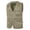 Khaki, variant on Mens Outdoor Vest Leisure Jacket Lightweight Vest With Zip Many Pockets