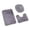 Dark Gray, variant on 3-Piece Bathroom Carpet Set, Super Soft Non Slip Bathtub Mat, Absorbent Bath Mat for Bathroom, Plush Microfiber Rug Set for Home, Machine Washable Bathroom Floor Mat