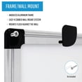 thumbnail image 3 of MasterVision Maya Magnetic Steel Dry-Erase Board, 48" x 72", Aluminum Frame, 3 of 7