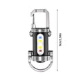 thumbnail image 3 of Keychain Flashlight Rechargeable Torch Featuring Side Light And Phone Charger Portable For Outdoor Camping Daily Carry Emergency, 3 of 7
