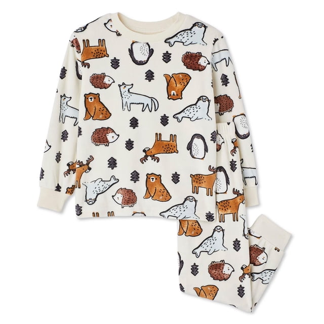 Pyjama 2 pièces en velours George pour petits garçons