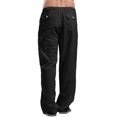 thumbnail image 3 of Faithtur Women´s Drawstring Pants, Summer Elastic Waist Solid Color Loose Lounge Pants with Pockets, 3 of 6