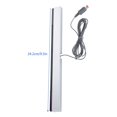thumbnail image 2 of Qiilu Infrared IR Signal Ray Sensor Bar/Wired Receiver & Standcfor Nintendo WII Console,Sensor Bar, Wii Sensor Bar, 2 of 7