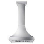 ZLINE 48" Designer Series DuraSnow® Stainless Steel Ducted Wall Range Hood (8632S-48)
