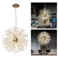 thumbnail image 4 of LED Lamp Ceiling Chandelier Living Room Bedroom Pendant Lights Golden, 4 of 6