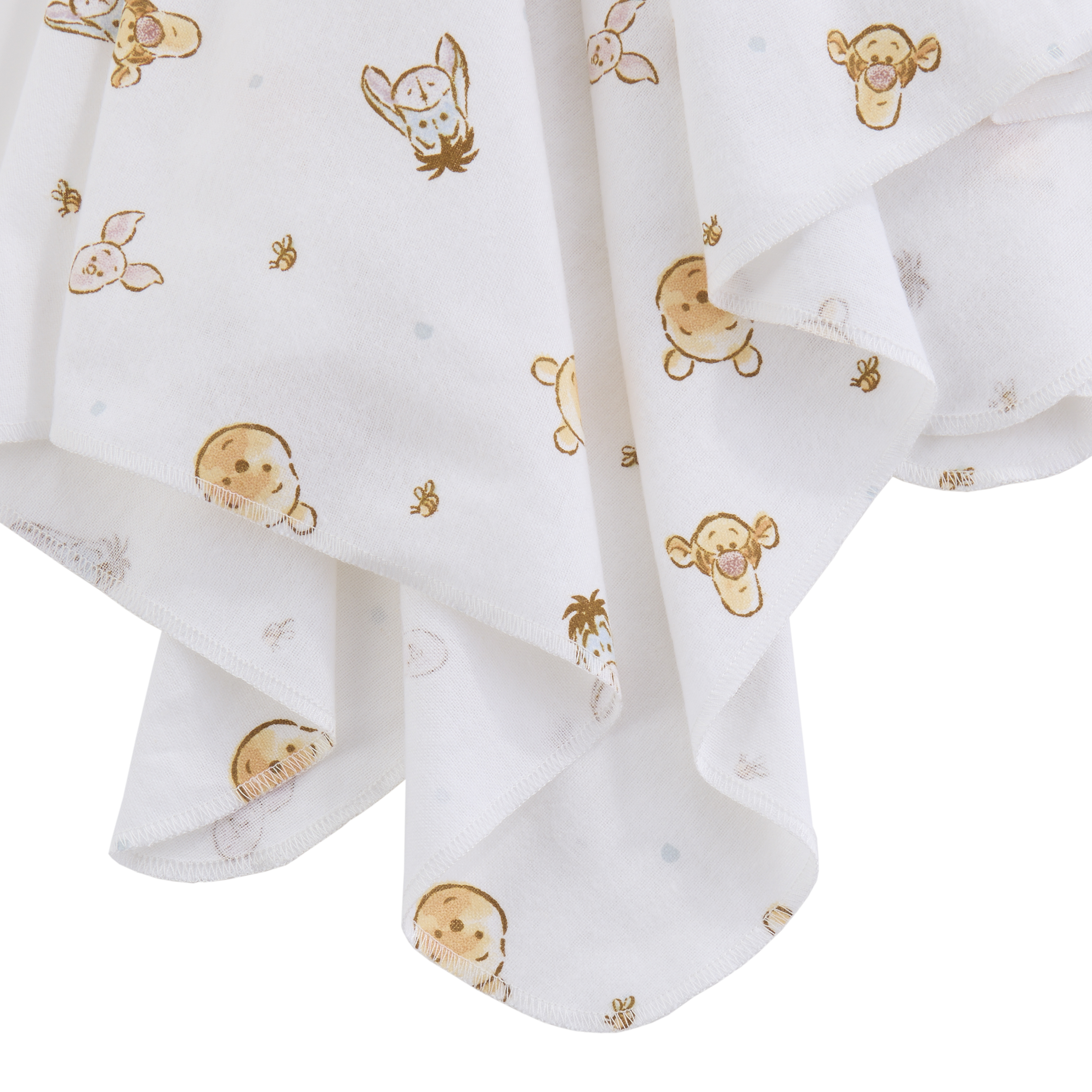 Winnie l'Ourson Lot de 2 Couvertures en Flanelle de Coton pour Bébé, Nourrisson Unisexe