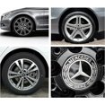 thumbnail image 3 of Mercedes Benz 75mm ABS Hub Caps - 4 Pieces Wheel Center Caps, 3 of 4