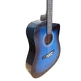 thumbnail image 4 of 41-Inch Full-Size Acoustic Guitar - Smooth Play, Stylish Design - Perfect for Beginners, Adults, and Students Blue with Package, 4 of 9