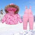thumbnail image 2 of Birdeem Children's Winter Outerwear Down Jacket Two-Piece Set Overalls Jumpsuit Ski Suit, 2 of 9