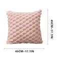 thumbnail image 1 of Yhmxh Pillow Covers Throw Pillow Covers Pillow Protector Weaving Snowflake Velvet Solid Color Pillow Office Sofa Lumbar Support Pillow Bedside Support Pillowcase Cushion Cushion Cover, 1 of 7