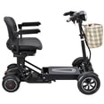 thumbnail image 3 of Large Seat 40km Range Mobility Scooter Safe Ride on 4 Wheels with Armrests, Recharge within 5 hours Foldable Portable Complies with Airline Regulations, 3 of 11