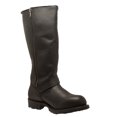 thumbnail image 1 of RideTecs Men's 16" Engineer Zipper Biker Boot Black, Size - 8.5, 1 of 2