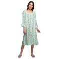 thumbnail image 1 of Moomaya Chemise de Nuit Évasée en Coton pour Femmes, 1 of 6