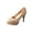 Beige High Heels Shoes for Women, variant on hopeusnice High Heels Shoes for Women Trendy Non-slip PU Materials Summer and Fall Shoes Tapered High heel Soft Pumps Shoes Breathable Women's High Heels Shoes Round toe Dress Shoes White 40