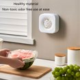 thumbnail image 4 of QualitChoice Food Cover Bag Storage Box Container Wall Punch-free Space-saving Dustproof For Bathroom Organizers Milk White 1 Pc, 4 of 6
