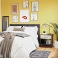 thumbnail image 3 of Novogratz Kelly Nightstand, Faux Rattan & Black Oak, 3 of 9