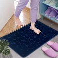 thumbnail image 1 of Super Water Absorbent Memory Foam Bath Mat Cobblestone Bathroom Rugs Machine Washable Bath Rugs 16 x 24 inch, 1 of 9