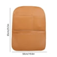 thumbnail image 3 of Leather Car Seat Back Protector Pad for Rear Seats Prevents Kicks Dirt and Damage Universal Fit Easy to Clean, 3 of 6