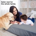 thumbnail image 4 of Hitime Waterproof Mattress Protector Queen Size, Breathable Cooling Bed Mattress Cover with Deep Pocket Plastic Mattress Protector Fitted 6"-15"(Microfiber, Queen 60"x80"), 4 of 6