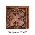 thumbnail image 1 of FASÄDE Traditional Style 10 Decorative Vinyl Backsplash Panel in Moonstone Copper (6X6 Inch Sample), 1 of 5