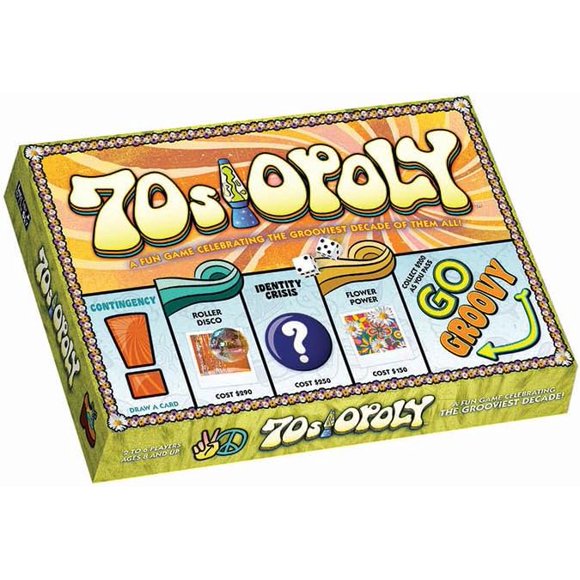 70s-Opoly Board Game - A Fun Property Trading Game - for 2 to 6 Players Ages 8 and up