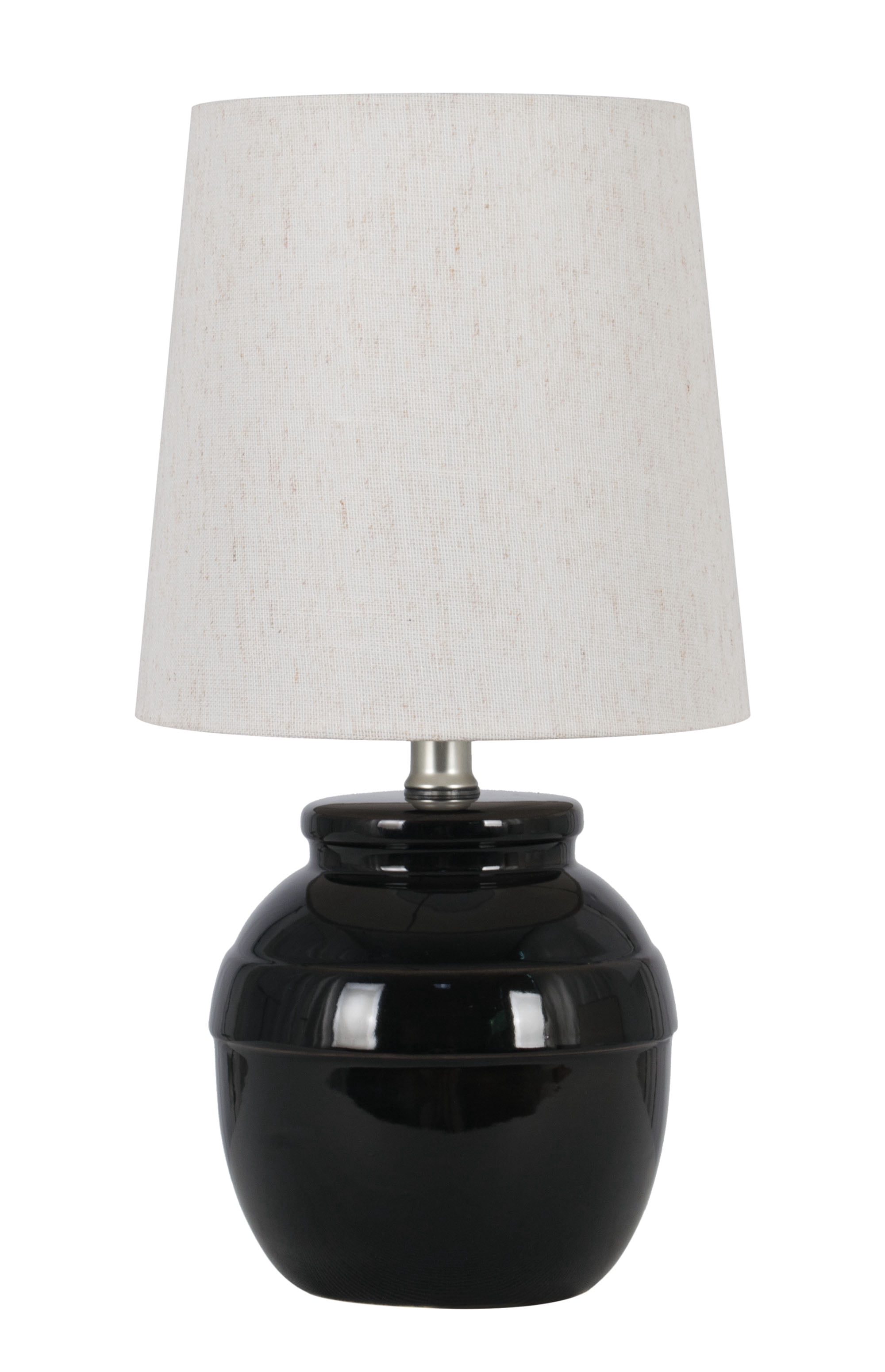 Mainstays 12.5 inch Black Ceramic Accent Lamp