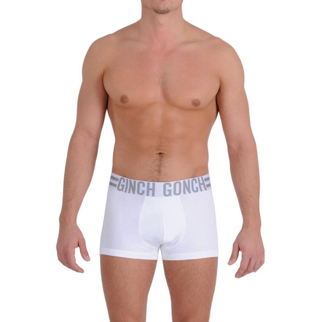 Ginch Gonch Men's Signature Series Trunks White X-Large