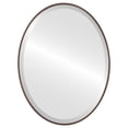thumbnail image 1 of Singapore Framed Oval Mirror - Rubbed Bronze - 23" x 29", 1 of 7