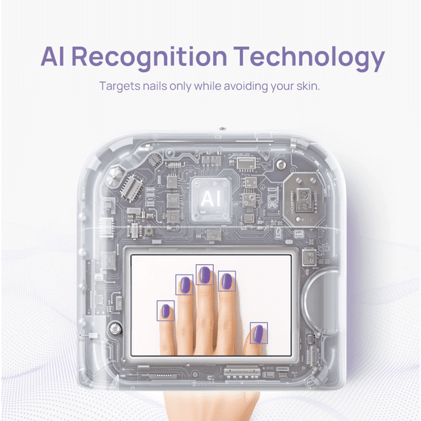 ONail - AI Technology Corded Nail Lamp (White) + Free Gen'C Béauty