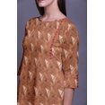 thumbnail image 3 of Bimba Robes Longues Droites pour Femmes Imprimées Manches 3/4 Vêtements Indiens, 3 of 6