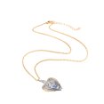 thumbnail image 2 of EGNMCR Colliers et Pendentifs Mode Rétro Ange Diamant Guardia n Bicolore Collier pour Femme Collier Papillon, 2 of 9