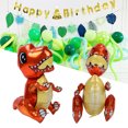 thumbnail image 3 of Big Dinosaur Balloon Set Perfect Surprise Decoration Self Inflating and Easy Assembly 80cm/31.5in Uninflated Reusable Animal Party Decor Children Birthday Decoration, 3 of 8