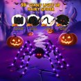thumbnail image 4 of Halloween Spider Web Lights 250 LED Waterproof Net Lights with Spider Remote Control Cobweb for Yard House Garden Outdoor Indoor Party Haunted Decorations, 4 of 7