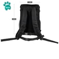 thumbnail image 2 of PetAmi Sac à Dos de Transport pour Animal de Compagnie Premium, Noir, 2 of 7