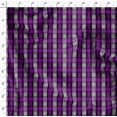 thumbnail image 4 of Soimoi Purple Rayon Fabric Plaid Check Fabric Prints By Yard 42 Inch Wide, 4 of 5